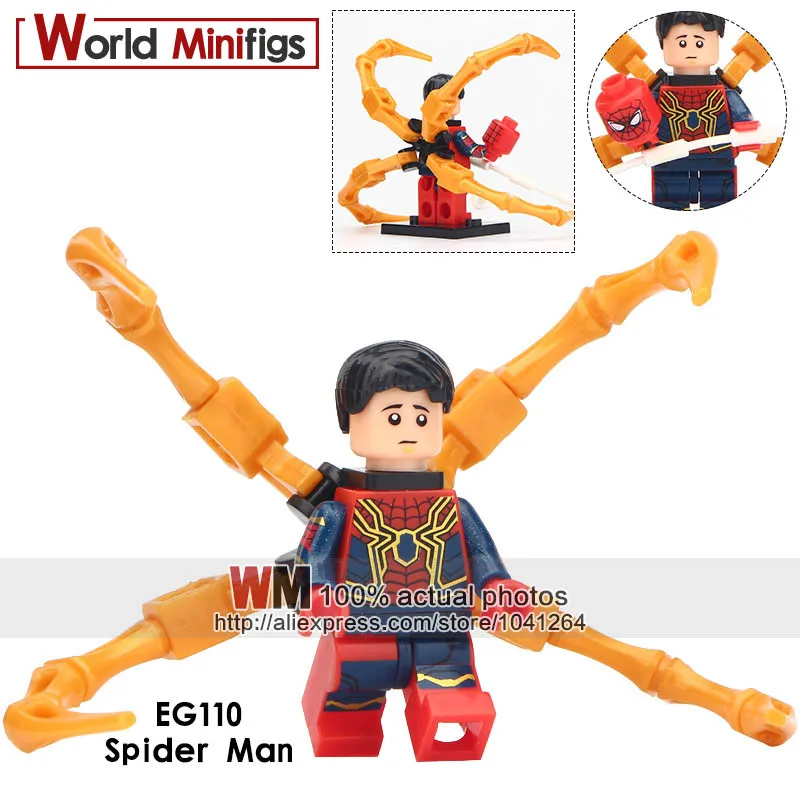 Single Sale Super Heroes s 3 Infinity War Building Blocks Spider-Man Action Bricks Toys for Children
Single Sale Super Heroes s 3 Infinity War Building Blocks Spider-Man Action Bricks Toys for Children