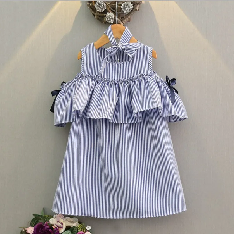 Summer Girls Dresses Stripe Cute Kids Party Dresses for girls with Bow Princess Dress Tops Clothes 2 Colors
Summer Girls Dresses Stripe Cute Kids Party Dresses for girls with Bow Princess Dress Tops Clothes 2 Colors