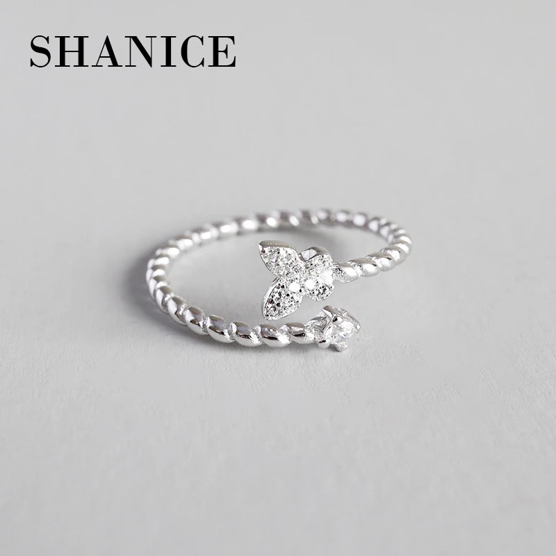 SHANICE 925 Sterling Silver Ring Opening Cute Butterfly With CZ Crystal Ring Jewelry Lady Vintage Jewelry Bijoux Femme
SHANICE 925 Sterling Silver Ring Opening Cute Butterfly With CZ Crystal Ring Jewelry Lady Vintage Jewelry Bijoux Femme