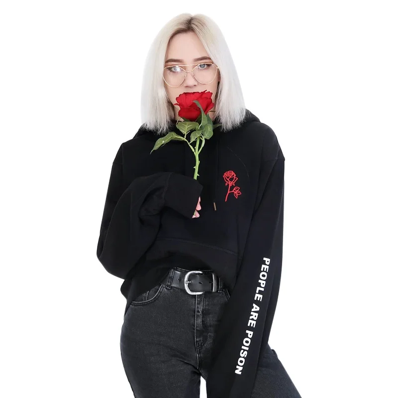 Are Poison Rose Sleeve Print Hoodie Sweatshirt Women Black Inspired Aesthetic Pale Pastel Grunge Aesthetics Hoodies Pullovers
Are Poison Rose Sleeve Print Hoodie Sweatshirt Women Black Inspired Aesthetic Pale Pastel Grunge Aesthetics Hoodies Pullovers