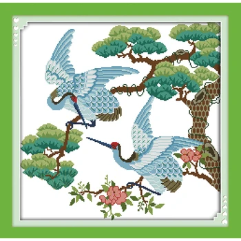 Everlasting Love Longevity Crane (7) Chinese Cross Stitch Kits Ecological Cotton Stamped Printed DIY New Decorations For Home
Everlasting Love Longevity Crane (7) Chinese Cross Stitch Kits Ecological Cotton Stamped Printed DIY New Decorations For Home