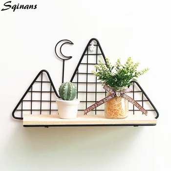 Sqinans Hanging Wall Decoration Floating Shelf Iron Metal Wall Decor Nordic Shelf Modern Wall Hanging Decorative Wall Shelf
Sqinans Hanging Wall Decoration Floating Shelf Iron Metal Wall Decor Nordic Shelf Modern Wall Hanging Decorative Wall Shelf