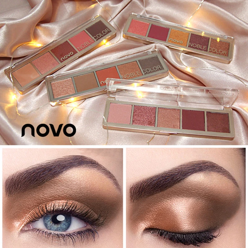 NOVO 5 Colors Matter Glitter Eyeshadow Palette Fashion Nude Charming Eye Makeup Pigment Long Lasting Waterproof Cosmetic Kit
NOVO 5 Colors Matter Glitter Eyeshadow Palette Fashion Nude Charming Eye Makeup Pigment Long Lasting Waterproof Cosmetic Kit