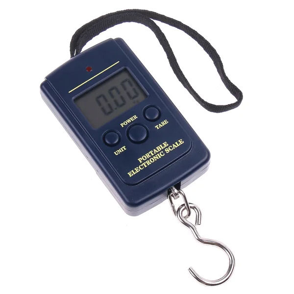 

Pocket Mini LCD Digital Electronic Hanging Hook Scale 20g-40kg Hanging Scale Luggage Weight Balance Steelyard