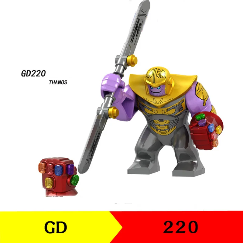 Big Size Single Sale Compatible Legoinglys Super Heroes Figures Hulk Batman IRON MAN Thanos Spider-man Blocks Toys For Kids Gift
Big Size Single Sale Compatible Legoinglys Super Heroes Figures Hulk Batman IRON MAN Thanos Spider-man Blocks Toys For Kids Gift
