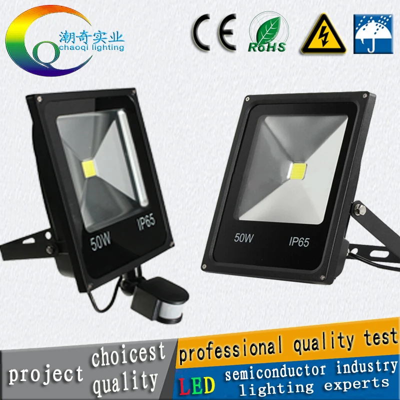 1pcs/lot 10W 20w 30w 50w led downlights led flood light 85~265V PIR Motion sensor Induction Sense lamp led outdoor light