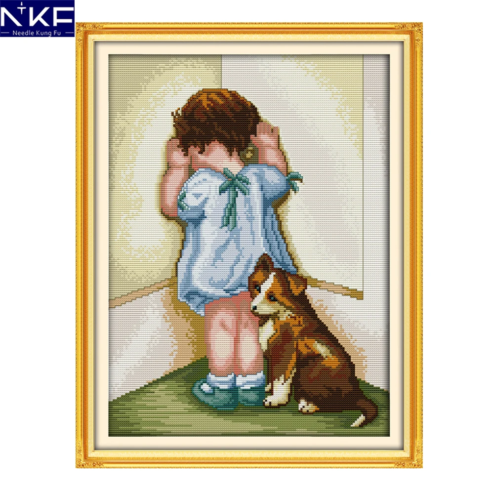 NKF Lovely Baby Cross Stitch Home Decor Handmade Craft Painting Counted Stamped Embroidery Kit Chinese Cross Stitch Set for Kid
NKF Lovely Baby Cross Stitch Home Decor Handmade Craft Painting Counted Stamped Embroidery Kit Chinese Cross Stitch Set for Kid