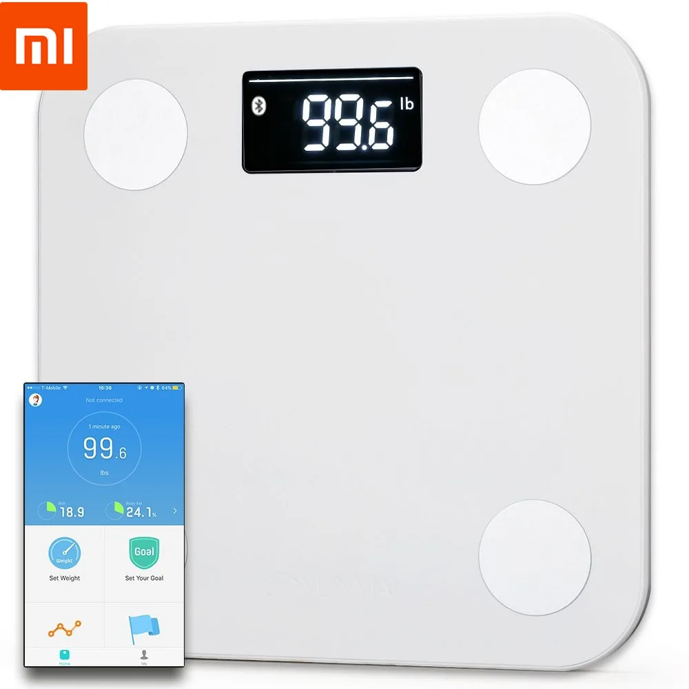 Yunmai Mini Smart Body Fat Scale Body Composition BMI Monitor 10 Body Data bluetooth Multi User App with Fitness Scheme
Yunmai Mini Smart Body Fat Scale Body Composition BMI Monitor 10 Body Data bluetooth Multi User App with Fitness Scheme