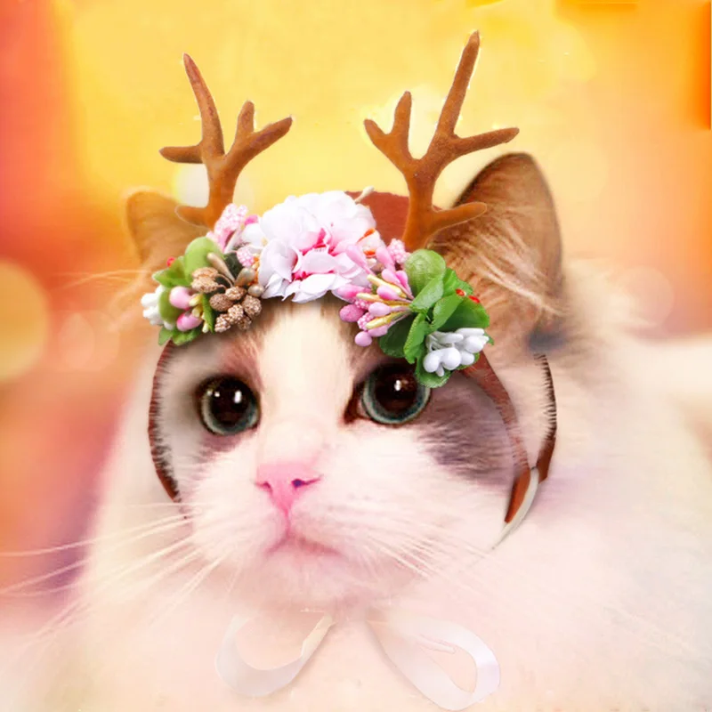 Pet Cat Costume Hair Accessories for Cats Dogs Christmas Decorations For Pets Christmas Headdress for Cat Size S M 10F35
Pet Cat Costume Hair Accessories for Cats Dogs Christmas Decorations For Pets Christmas Headdress for Cat Size S M 10F35