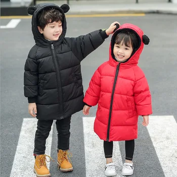 Children's Jackets Outerwear For Boys Girls Autumn Warm Down Cotton Hooded Coat Kids Winter Jackets Rabbit Ear Outfits
Children's Jackets Outerwear For Boys Girls Autumn Warm Down Cotton Hooded Coat Kids Winter Jackets Rabbit Ear Outfits