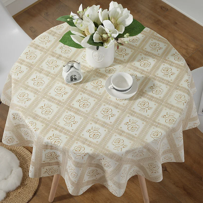 Pastoral Style Round TableCloth Waterproof PVC Plastic Tablecloth for Dining Room Oilproof Elegant Table Cover for Wedding decor
Pastoral Style Round TableCloth Waterproof PVC Plastic Tablecloth for Dining Room Oilproof Elegant Table Cover for Wedding decor