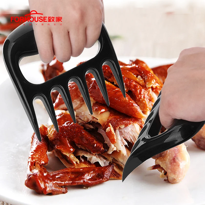 2 PCs/Set Bear Claws Barbecue Tool Barbecue Roasting Fork Handler Slicer Cutters Meat Shred Pork Clamp BBQ Set
2 PCs/Set Bear Claws Barbecue Tool Barbecue Roasting Fork Handler Slicer Cutters Meat Shred Pork Clamp BBQ Set