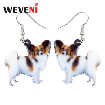 WEVENI Acrylic Elegant Papillon Dog Earrings Big Long Dangle Drop Fashion Jewelry For Women Girls Ladies Kids Animal Accessories
WEVENI Acrylic Elegant Papillon Dog Earrings Big Long Dangle Drop Fashion Jewelry For Women Girls Ladies Kids Animal Accessories