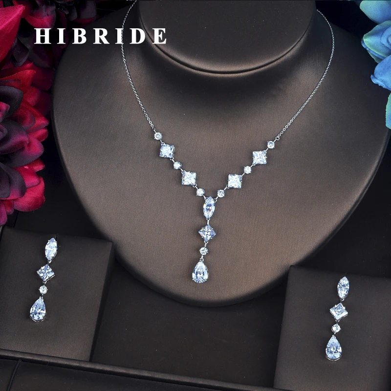 HIBRIDE Brilliant AAA Cubic Zirconia Women Full Jewelry Sets Bridal Dress Accessories Link Chain Necklace Set Gifts N-331
HIBRIDE Brilliant AAA Cubic Zirconia Women Full Jewelry Sets Bridal Dress Accessories Link Chain Necklace Set Gifts N-331
