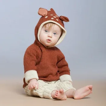 Toddler Girls Autumn Winter Sweater Cartoon Little Deer Jackets Baby Boys Girls Wool Warm Outerwear Kids Hooded Knit Coat Outfit
Toddler Girls Autumn Winter Sweater Cartoon Little Deer Jackets Baby Boys Girls Wool Warm Outerwear Kids Hooded Knit Coat Outfit