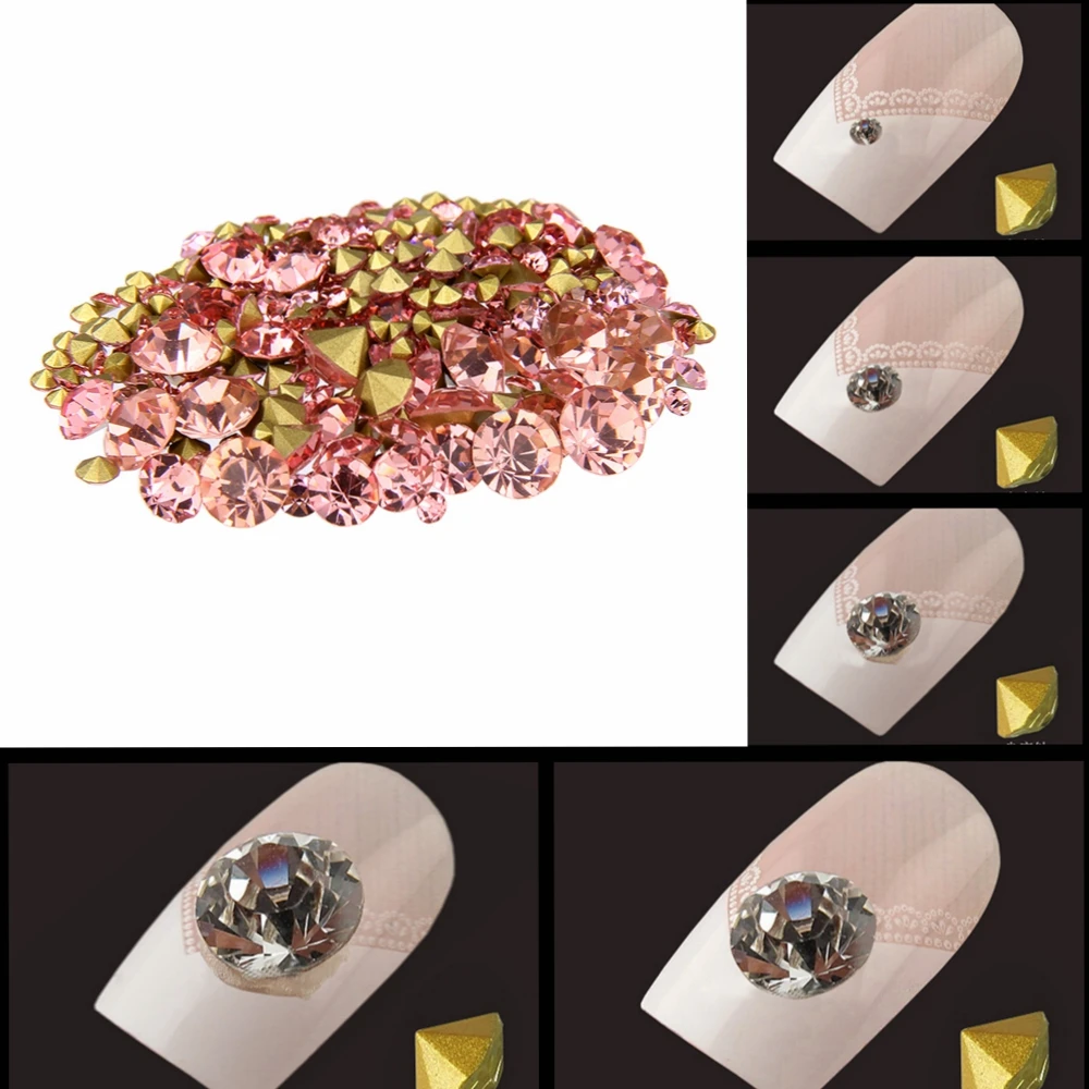 Nail Art Rhinestones Light Rose Color Mini Pointback Crystal Stones Loose Strass Bead DIY Nail Art Decoration
Nail Art Rhinestones Light Rose Color Mini Pointback Crystal Stones Loose Strass Bead DIY Nail Art Decoration