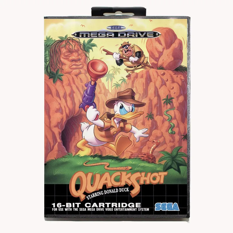 Quackshot 16 bit For Genesis MD Game Card With Box For Sega Mega Drive For Genesis
Quackshot 16 bit For Genesis MD Game Card With Box For Sega Mega Drive For Genesis