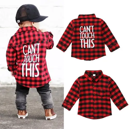 Cute Toddler Kids Unsex Baby Boys Girls Printed Plaid Tops Shirt Long Sleeve Blouse Clothes hot
Cute Toddler Kids Unsex Baby Boys Girls Printed Plaid Tops Shirt Long Sleeve Blouse Clothes hot