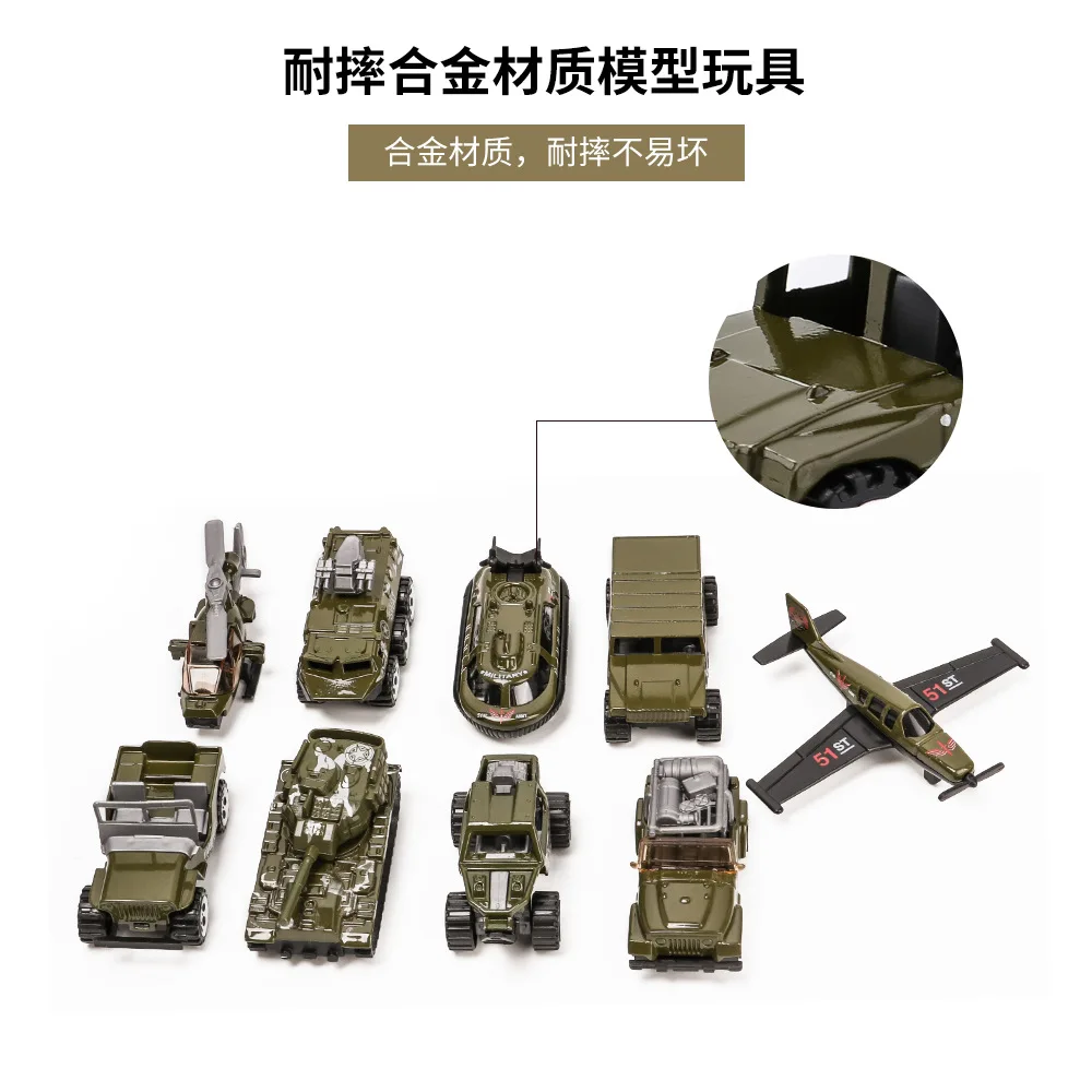 1:64 Car Model Alloy military model set military toy car children simulation car mini model military car gift boy
1:64 Car Model Alloy military model set military toy car children simulation car mini model military car gift boy