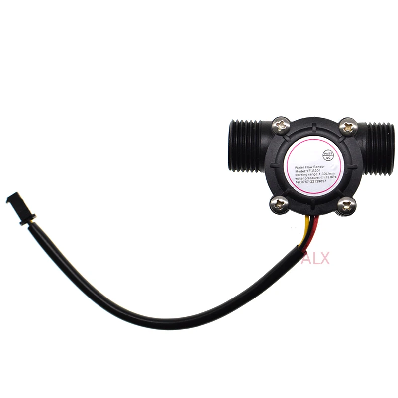 YF-S201 1-30L/min 3Y Water Flow Sensor Flowmeter Hall Flow Sensor 1/2" 2.0MPa for Water heater water dispenser
YF-S201 1-30L/min 3Y Water Flow Sensor Flowmeter Hall Flow Sensor 1/2" 2.0MPa for Water heater water dispenser