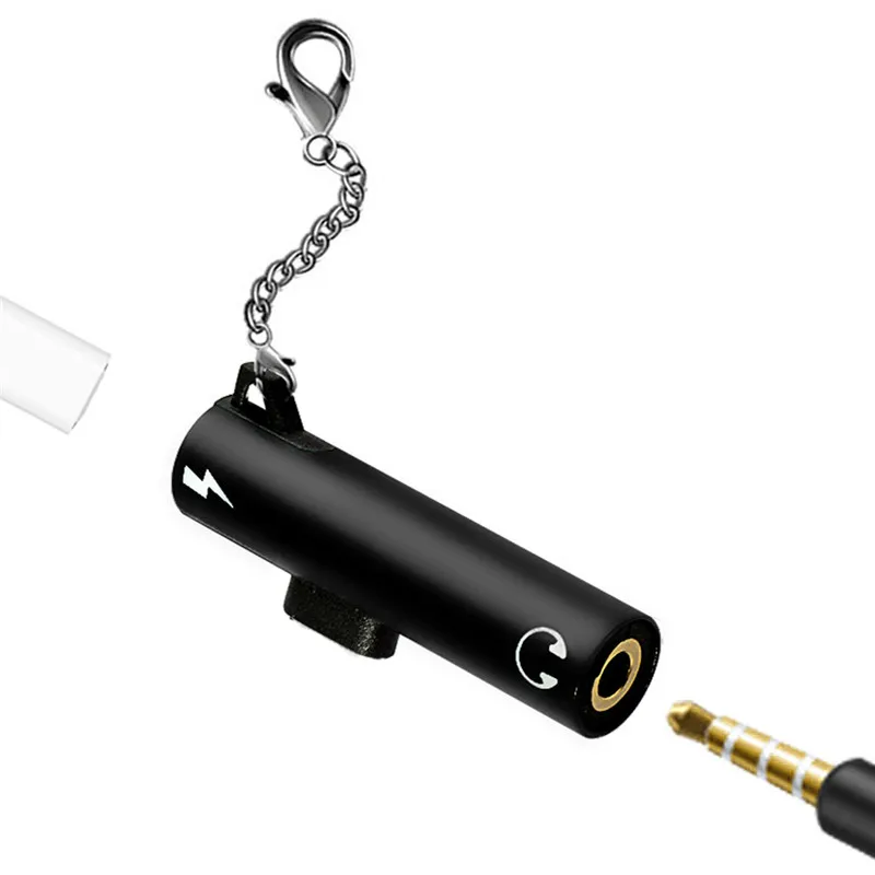 For Lightning to 3.5mm Jack Earphone Aux Splitter Converter 2 in 1 Headphone Audio Cable Adapter IOS 12 For iPhone 7 8 X Chain
For Lightning to 3.5mm Jack Earphone Aux Splitter Converter 2 in 1 Headphone Audio Cable Adapter IOS 12 For iPhone 7 8 X Chain