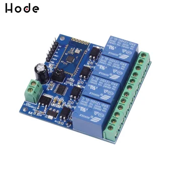 12V/10A 4 channel Bluetooth relay module four channel Bluetooth SPP-C smart home phone APP remote control switch
12V/10A 4 channel Bluetooth relay module four channel Bluetooth SPP-C smart home phone APP remote control switch