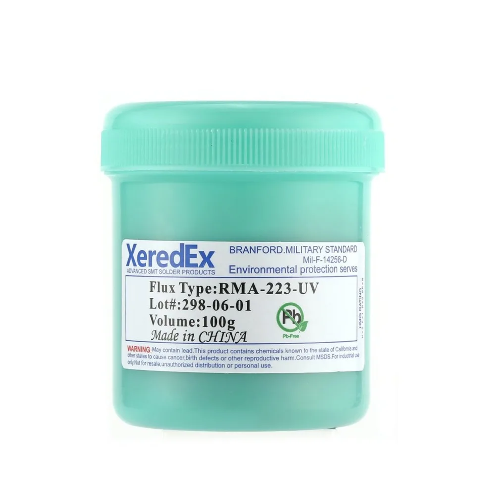 XEREDEX-223 Multifunctional No-Clean Solder Soldering Paste Flux Grease For PCB/PGA Mechanic Repair Scaling Powder
XEREDEX-223 Multifunctional No-Clean Solder Soldering Paste Flux Grease For PCB/PGA Mechanic Repair Scaling Powder