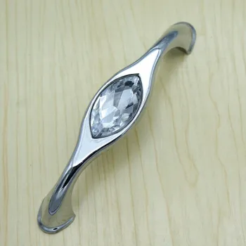 Hole space 96mm Clear K9 Crystal kitchen cabinet pulls,chrome zinc alloy drawer dresser wardrobe handles pulls knobs
Hole space 96mm Clear K9 Crystal kitchen cabinet pulls,chrome zinc alloy drawer dresser wardrobe handles pulls knobs