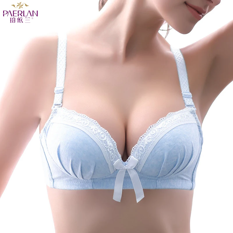 Women Wire Free Underwear Lace Side B Cup Thin Mold Cup Bra Fashion Small Chest Gathered Adjustable Sexy Bow Bras 2018 New
Women Wire Free Underwear Lace Side B Cup Thin Mold Cup Bra Fashion Small Chest Gathered Adjustable Sexy Bow Bras 2018 New