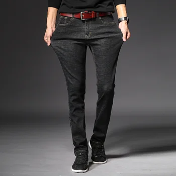 2019 New Mens Jeans Casual Male Stretch Business Jeans Pants Regular Fit Black Straight Ling Denim Jeans Size 28-40
2019 New Mens Jeans Casual Male Stretch Business Jeans Pants Regular Fit Black Straight Ling Denim Jeans Size 28-40