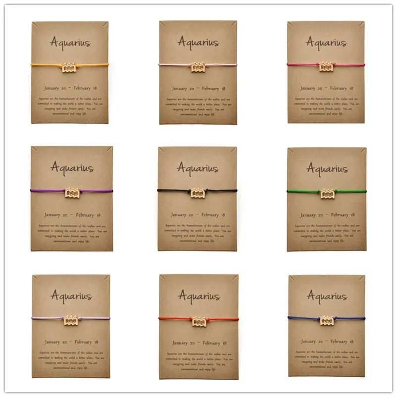 Hot Sale Fashion Jewelry Constellation 12 Aquarius Zodiac Bracelet Bangles For Women Lady Birthday
Hot Sale Fashion Jewelry Constellation 12 Aquarius Zodiac Bracelet Bangles For Women Lady Birthday