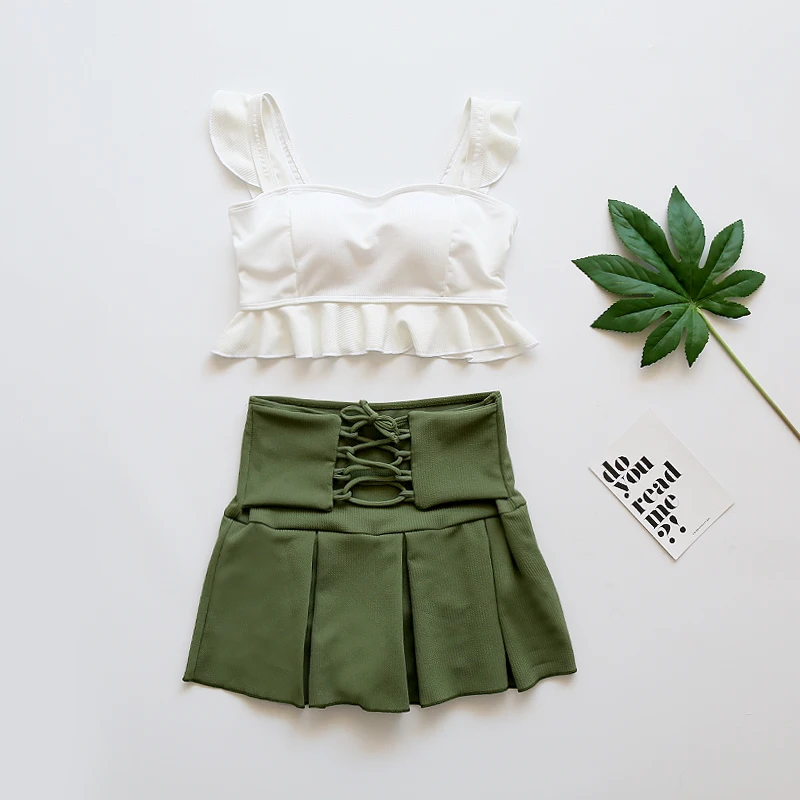 Sexy little breast and lotus leaf edge gather bikini skirt conservative hot spring swimsuit woman
Sexy little breast and lotus leaf edge gather bikini skirt conservative hot spring swimsuit woman