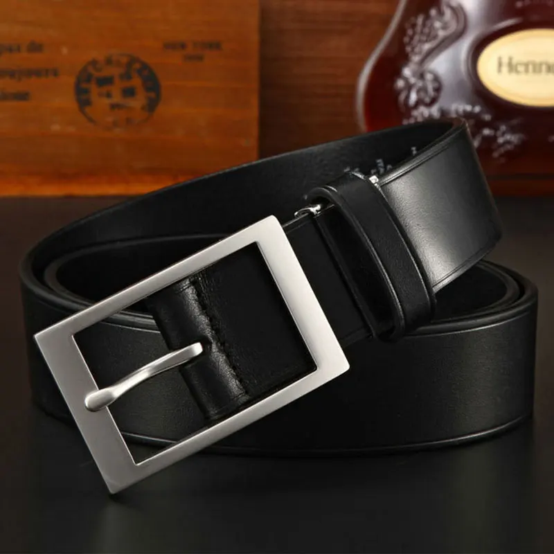 2019 new design men's leather belt genuine leather cowhide belt for men brown color pin buckle jean's strap 125 cm length
2019 new design men's leather belt genuine leather cowhide belt for men brown color pin buckle jean's strap 125 cm length
