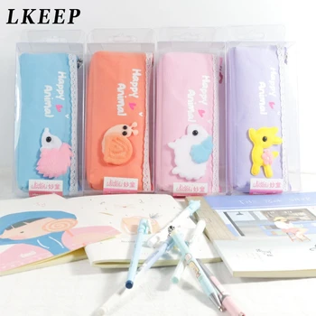 Snail Sheep Animal Embroidery Cosmetic Case Concise Pencil Bag Pouch Bag Box Korean Stationery For Student School Supplies
Snail Sheep Animal Embroidery Cosmetic Case Concise Pencil Bag Pouch Bag Box Korean Stationery For Student School Supplies