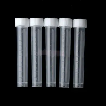 5Pcs 10ml Empty Plastic Graduated Cryovial Test Tube Sample with Screw Cap
5Pcs 10ml Empty Plastic Graduated Cryovial Test Tube Sample with Screw Cap