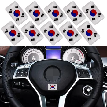 10pcs Car styling Car Epoxy sticker Car Steering wheel sticker South Korea flag logo for ssangyong Hyundai Kia Car Accessories
10pcs Car styling Car Epoxy sticker Car Steering wheel sticker South Korea flag logo for ssangyong Hyundai Kia Car Accessories