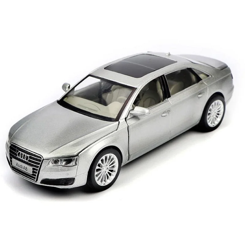 1:32 alloy car model A8 high simulation model metal toy vehicles with pull back flashing musical for kids boys
1:32 alloy car model A8 high simulation model metal toy vehicles with pull back flashing musical for kids boys