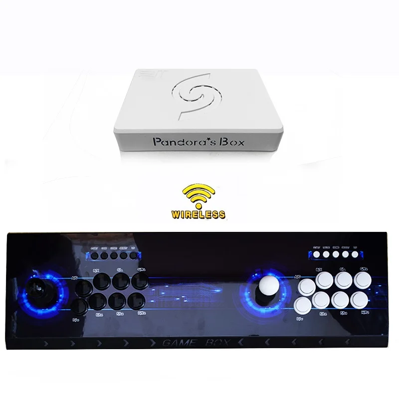 Pandora Box 6 wireless 1300 in 1 Arcade games iron Console 2 Players joystick 8 Button HDMI VGA usb support fba mame ps1 game 3d
Pandora Box 6 wireless 1300 in 1 Arcade games iron Console 2 Players joystick 8 Button HDMI VGA usb support fba mame ps1 game 3d