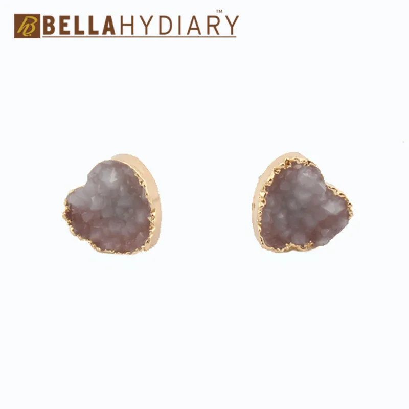1 Pair European Bijoux Wedding Druzy Resin Stud Earrings For Women Heart Earrings Female Christmas Jewelry Statement Gifts
1 Pair European Bijoux Wedding Druzy Resin Stud Earrings For Women Heart Earrings Female Christmas Jewelry Statement Gifts