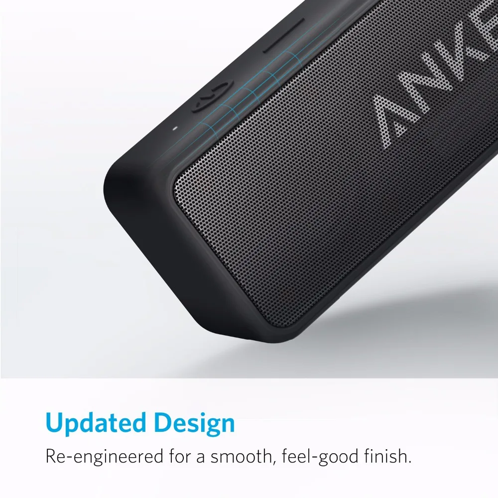 Портативный динамик Anker SoundCore 2 Bluetooth колонка с зоной действия 66 футов время работы