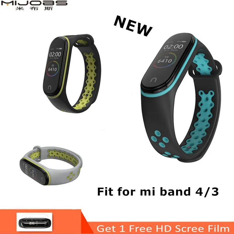 Mijobs Mi Band 4 Strap Sport Wrist Bracelet Miband4 Silicone Watch for Xiaomi Mi Band 4 Strap Accessories Band3 Smart Miband 4
Mijobs Mi Band 4 Strap Sport Wrist Bracelet Miband4 Silicone Watch for Xiaomi Mi Band 4 Strap Accessories Band3 Smart Miband 4