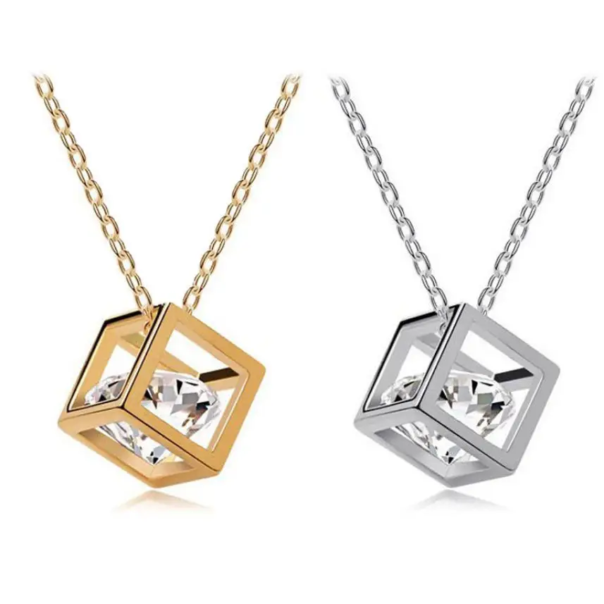 Bling-World New Fashion Hot Chain Crystal Rhinestone Square Pendant Alloy Pendant Necklace Jewelry For Women Sep7
Bling-World New Fashion Hot Chain Crystal Rhinestone Square Pendant Alloy Pendant Necklace Jewelry For Women Sep7