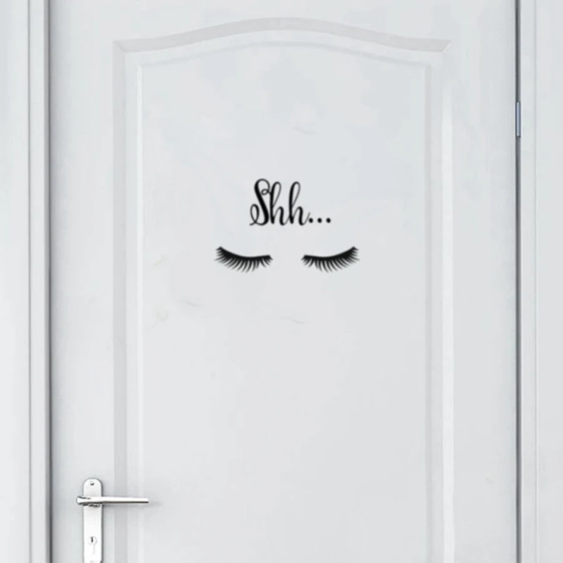 Lashes Vinyl Wall Decal Beauty Eyelash Shh...Pattern Removeable Home Sticker Door Decor Room Decoration YL002
Lashes Vinyl Wall Decal Beauty Eyelash Shh...Pattern Removeable Home Sticker Door Decor Room Decoration YL002