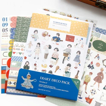 12 pack/Lot Version 4. Diary deco stickers for notebook foto frame album scrapbooking Bookmarker Stationery school supplies 6935
12 pack/Lot Version 4. Diary deco stickers for notebook foto frame album scrapbooking Bookmarker Stationery school supplies 6935