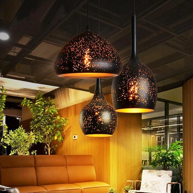E27Nordic loft retro cafe bar iron etching lampshade pendant lamp single head bar restaurant industrial wind rust pendant lights
E27Nordic loft retro cafe bar iron etching lampshade pendant lamp single head bar restaurant industrial wind rust pendant lights