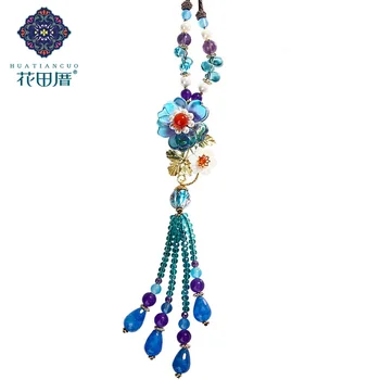 Ethnic Handmade tassel Flower Pendant Necklace Shell Flower Golden Vine Lampwork Flower Rope Chain Pendant Necklace CL-18117
Ethnic Handmade tassel Flower Pendant Necklace Shell Flower Golden Vine Lampwork Flower Rope Chain Pendant Necklace CL-18117