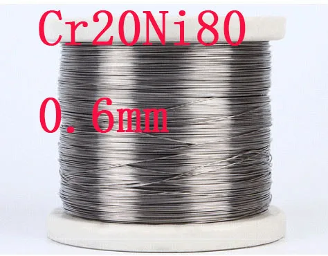0.6mm Thickness Cr20Ni80 Resistance Heating Wire Industry Experiment DIY Material, about 30 meters
0.6mm Thickness Cr20Ni80 Resistance Heating Wire Industry Experiment DIY Material, about 30 meters