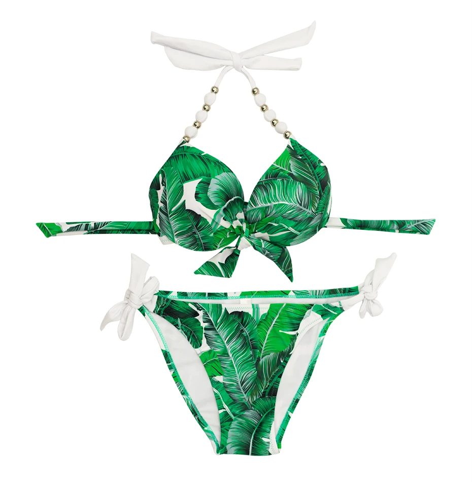 Faerdasi Halter Bikini Set Low Waist Bathing Suits Women Sexy Push Up Beachwear with Tie Side and Center Bow Swimwear Swimsuit 26 Faerdasi Halter Bikini Set Low Waist Bathing Suits Women Sexy Push Up Beachwear with Tie Side and Center Bow Swimwear Swimsuit 26