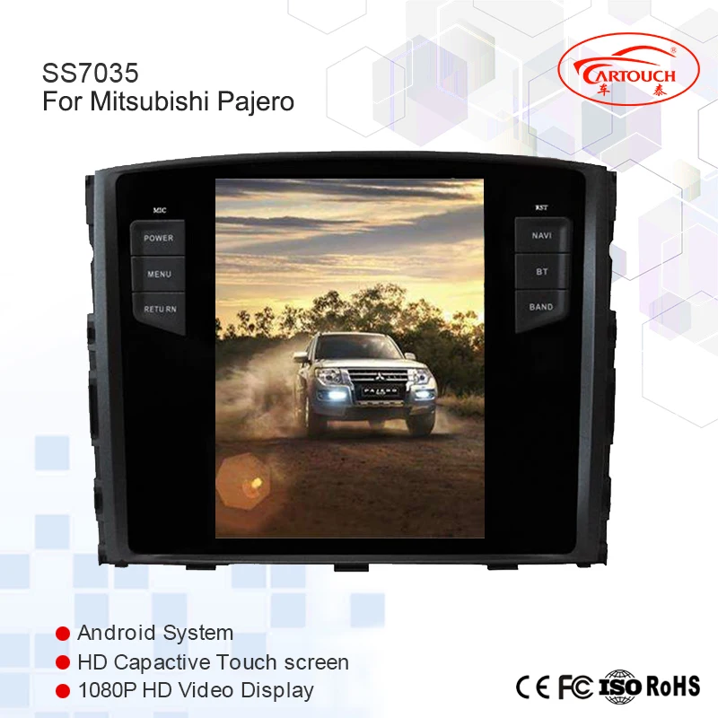12.1 Inch Vertical Screen Tesla Style Android Car Multimedia DVD Player For Mitsubishi Pajero V93 V97 Radio GPS With Bluetooth
12.1 Inch Vertical Screen Tesla Style Android Car Multimedia DVD Player For Mitsubishi Pajero V93 V97 Radio GPS With Bluetooth