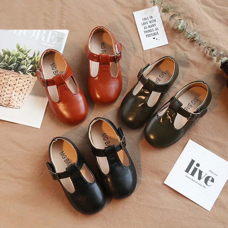 Toddler Little Girls Black Brown Green Leather Princess Shoes For Girls Kids England T-word Retro Dress Shoes Autumn New
Toddler Little Girls Black Brown Green Leather Princess Shoes For Girls Kids England T-word Retro Dress Shoes Autumn New